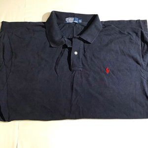 Polo Short Sleeve Shirt Navy Blue size XXL
